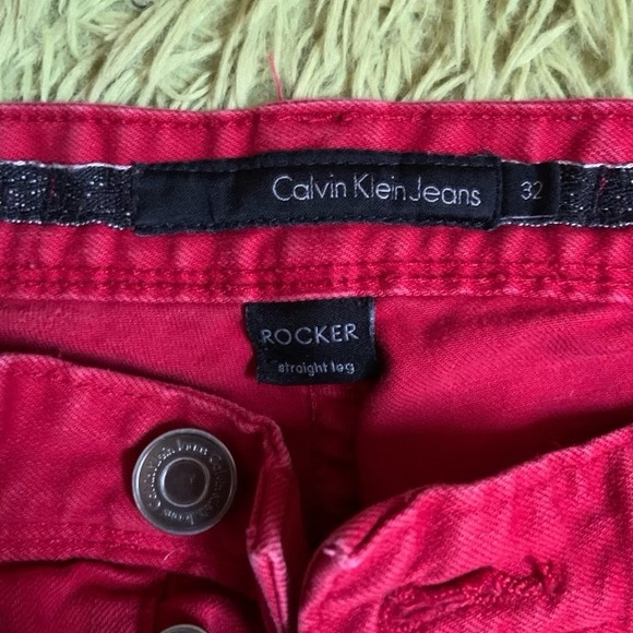 Vintage Calvin Klein red jeans❤️🔥 - Picture 3 of 3